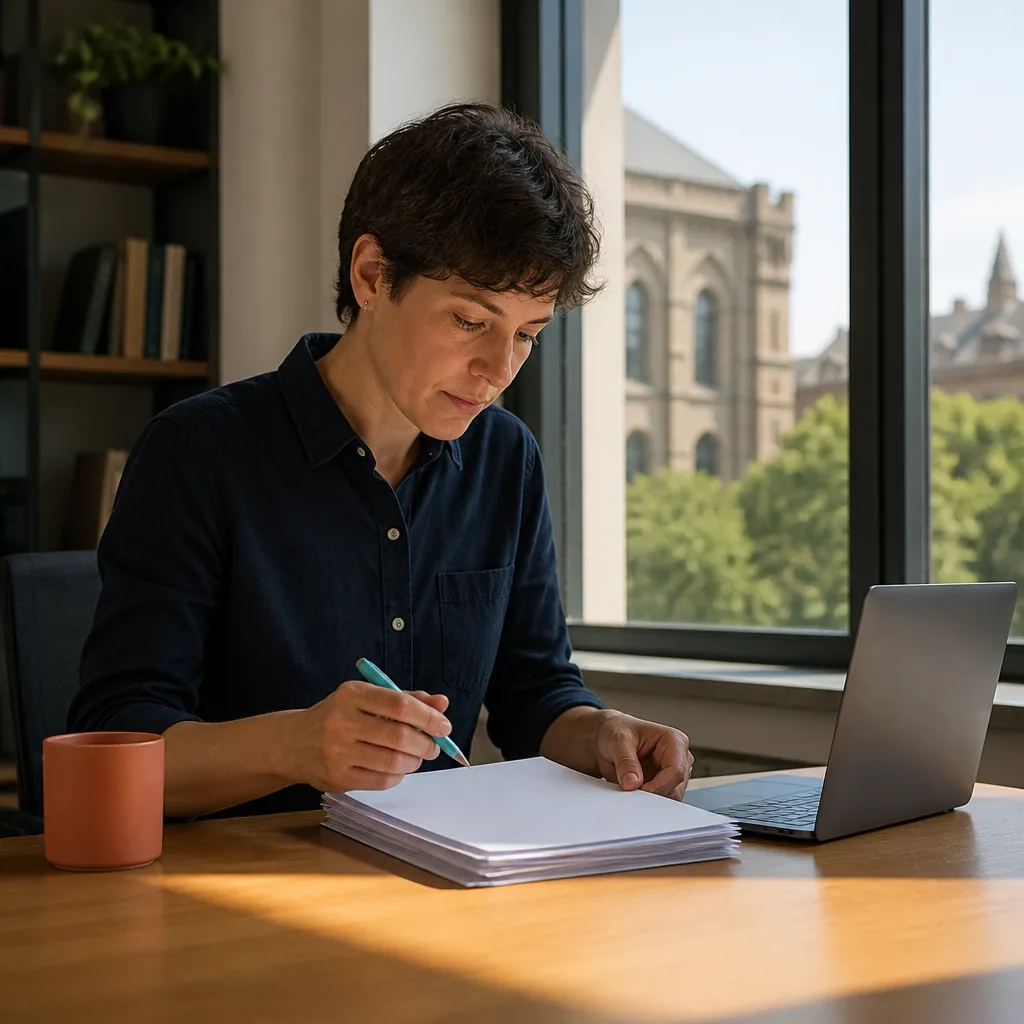 Équipe médicale interprète des graphiques de résultats d'essai contrôlé randomisé